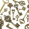 30Pcs 15 Style Tibetan Style Alloy Pendants FIND-TZ0001-02-2