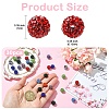 30Pcs Pave Disco Ball Beads RB-YW0001-14G-3