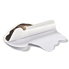 50 Pieces Oil Painting Series Cat Shape Paper Stickers STIC-R001-28-5