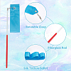 4Pcs Polycotton Dance Ribbons with Wand AJEW-CN0004-18-6