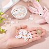 105Pcs 3 Styles Natural 4-Hole Freshwater Shell Buttons BUTT-TA0001-26-7