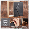 Wood with Paper Dried Flower Photo Frame AJEW-WH0314-109A-3