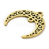 201 Stainless Steel Hollow Connector Charms STAS-E200-07G-2