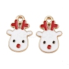 Christmas Alloy Enamel Pendants FIND-I067-02KCG-02B-1