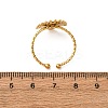 304 Stainless Steel Enamel Adjustable Cuff Rings for Women RJEW-F194-07G-3