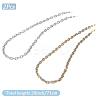2Pcs 2 Colors Eyeglasses Chains AJEW-DJ0003-81-2