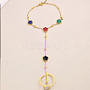 Stainless Steel Link Ring Bracelets WN8938-2