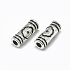 Thailand 925 Sterling Silver Tube Beads STER-T002-18AS-2