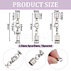 12Pcs 3 Styles Stainless Steel Lobster Claw Clasps STAS-PH0006-85B-2
