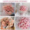 Pleated Polyester Mesh Gift Wrapping Bouquet Packaging for Valentine's Day DIY-UN0006-65B-5