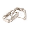 Brass Hoop Earrings X-EJEW-F273-02A-P-2