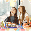 100Pcs 10 Colors Star & Moon Printed Organza Gift Bags OP-YS0001-02B-9