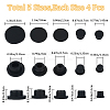 20Pcs 5 Style Silicone Hole Plugs AJEW-GF0008-06B-2