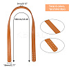 SUPERFINDINGS 8Pcs 8 Colors PU Imitation Leather Bag Straps FIND-FH0004-99-2