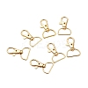 Zinc Alloy Swivel Lobster Claw Clasps PALLOY-YW0001-02G-1