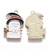 Halloween Theme Alloy Enamel Pendants ENAM-J649-03LG-2