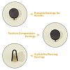8Pcs 304 Stainless Steel Vortex Cuff Earrings EJEW-FI0003-29G-5