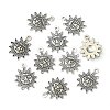 Tibetan Style Alloy Sun Pendants TIBEP-Q041-077AS-NR-3