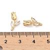 Brass Micro Pave Cubic Zirconia Pendants KK-L260-08G-3
