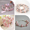 500Pcs 5 Styles Alloy Daisy Spacer Beads FIND-SP0002-22B-6