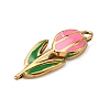 304 Stainless Steel Enamel Pendants STAS-B112-01G-02-2