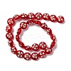 Transparent Glass Enamel Beads LAMP-S079-01H-4