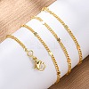 Brass Curb Chains Necklaces for Women NJEW-D302-09G-5