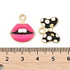 9Pcs Women Makeup Enamel Charm Pendant Colorful Alloy Enamel Charm Mixed Shape for Jewelry Necklace Bracelet Earring Making Crafts JX116A-3