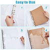 B5 6-Hole PP Plastic Refill Inner Pockets DIY-WH0491-81B-3