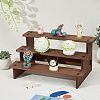 3-Tier Wooden Jewelry Organizer Display Risers ODIS-WH0058-19B-3