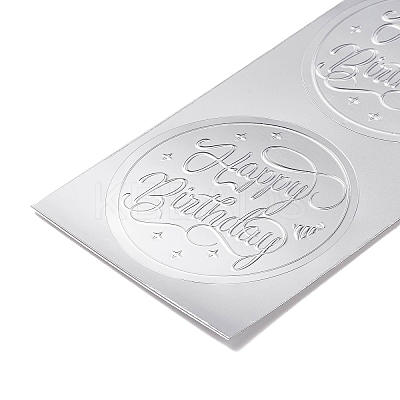 Self Adhesive Gold Foil Embossed Stickers DIY-XCP0002-15C-1