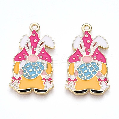 Alloy Enamel Pendants ENAM-T022-01C-1