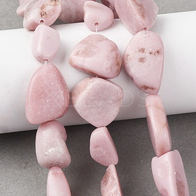 Natural Pink Opal Beads Strands G-D098-C04-1
