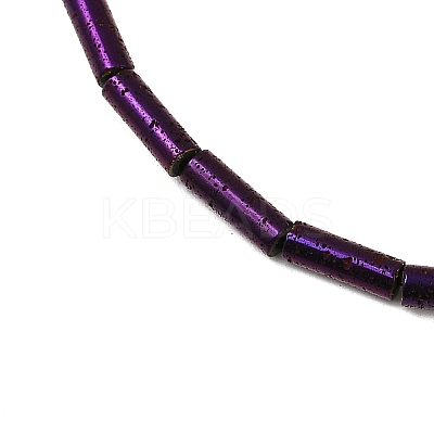 Electroplated Natural Lava Rock Beads Strands G-K388-03A-10-1