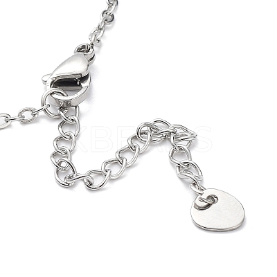Tarnish Resistant 201 Stainless Steel Link Bracelets with Cable Chains BJEW-P297-01P-A-1
