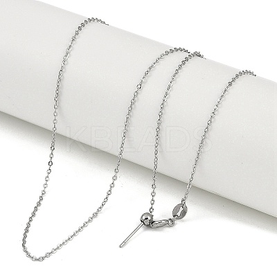 304 Stainless Steel Cable Chains Necklaces NJEW-H042-06P-1