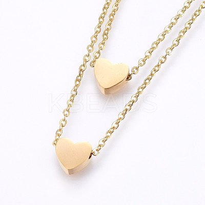 304 Stainless Steel Jewelry Sets SJEW-O090-33G-1
