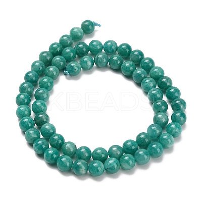 Natural Soviet Amazonite Beads Strands G-C259-B08-6mm-1