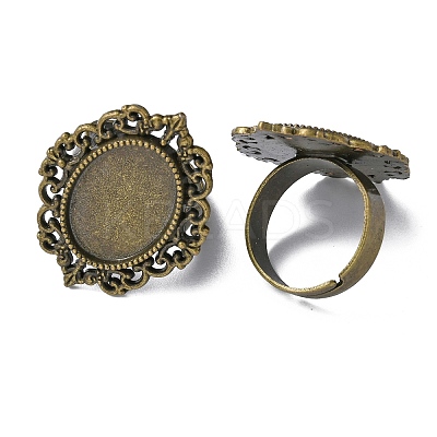 Adjustable Alloy Pad Ring Settings FIND-WH0110-465AB-1