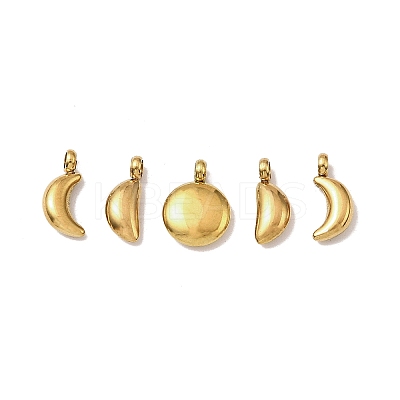5Pcs 304 Stainless Steel Charms X-STAS-M017-14G-1