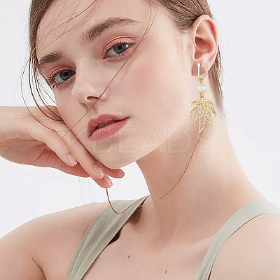 40Pcs 2 Colors Brass Clip-on Earring Findings KK-BBC0011-91-1