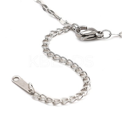 Deer Platinum Brass Micro Pave Cubic Zirconia Pendant Necklaces NJEW-E105-16P-1