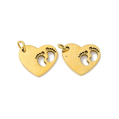 304 Stainless Steel Charms STAS-A117-02A-G-1