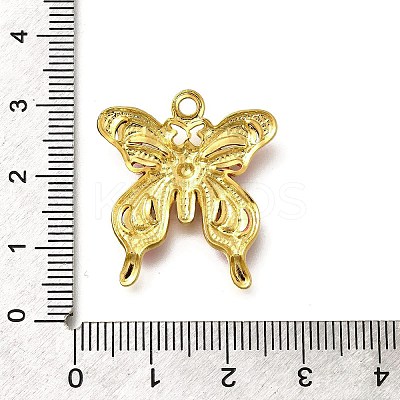 304 Stainless Steel Enamel Pendants LS-STAS-Q347-06G-1