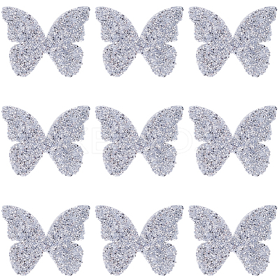 Resin Rhinestone Hotfix Rhinestone Iron on/Sew on Cloth Patches DIY-WH20063-030G-1