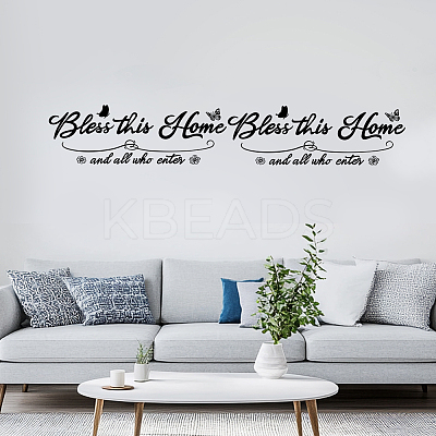 PVC Self Adhesive Wall Stickers DIY-WH0377-243-1