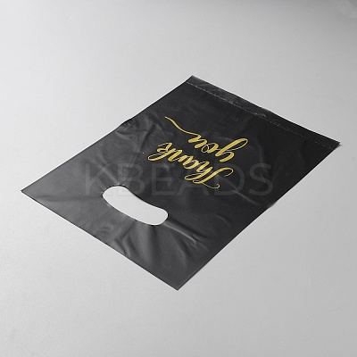 Thank You PE Plastic Gift Tote Bags ABAG-WH0038-78A-03-1