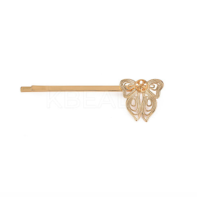Brass Hair Bobby Pin Findings KK-S356-648-NF-1