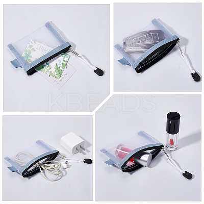 5Pcs Nylon Mesh Pen Bag AJEW-SP0001-89C-1
