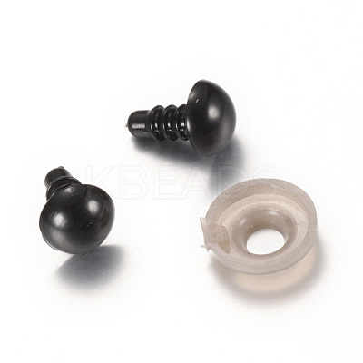 Craft Plastic Doll Eyes Stuffed Toy Eyes DIY-R039-24mm-07-1
